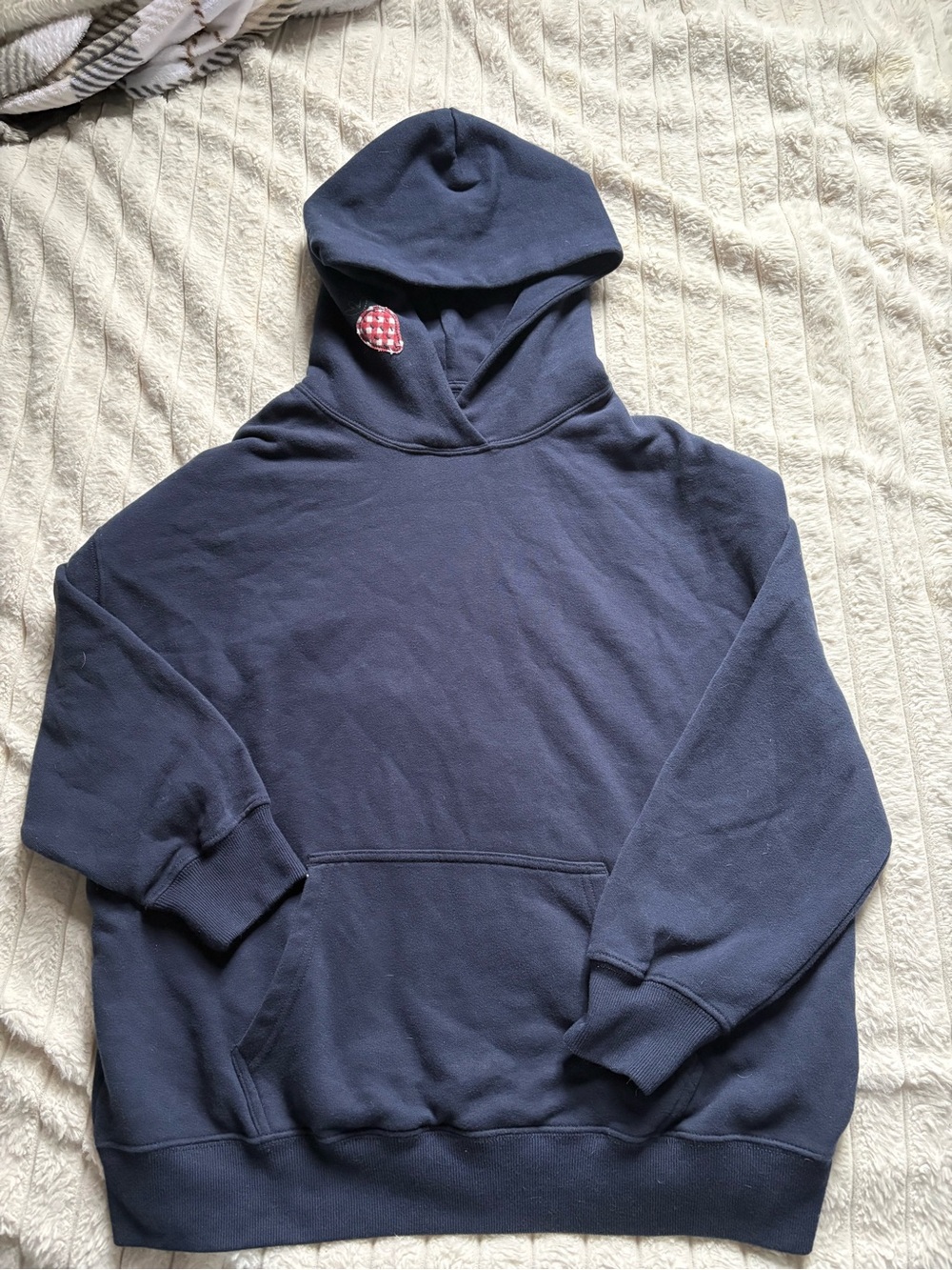 Hollister womens Navy Pullover Hoodie